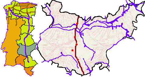 Mapa de España sensible. Pulsa para ir a una provincia o población determinada