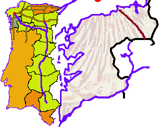 Mapa de España sensible. Pulsa para ir a una provincia o población determinada
