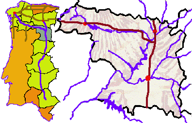 Mapa de España sensible. Pulsa para ir a una provincia o población determinada